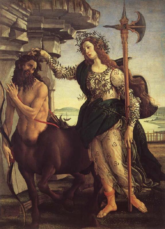 Sandro Botticelli Minerva and the Kentaur Sweden oil painting art